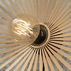 GOOD & MOJO Landelijke wandlamp Bromo Ø40 cm naturel bamboe