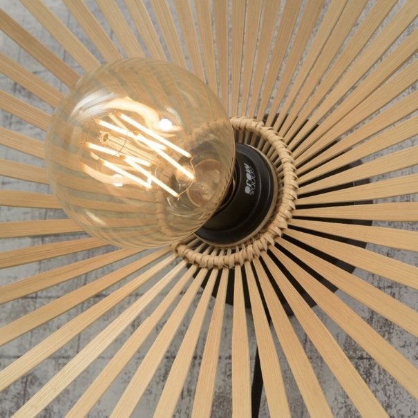 GOOD&MOJO Landelijke - Plafondlamp - Naturel - 40 cm - Bromo