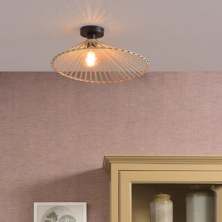 Plafondlamp Bromo asymmetrisch Ø50 cm Naturel