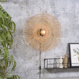 Wandlamp Bromo Ø60 cm Naturel
