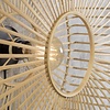 GOOD & MOJO Landelijke wandlamp Bromo Ø60 cm naturel bamboe