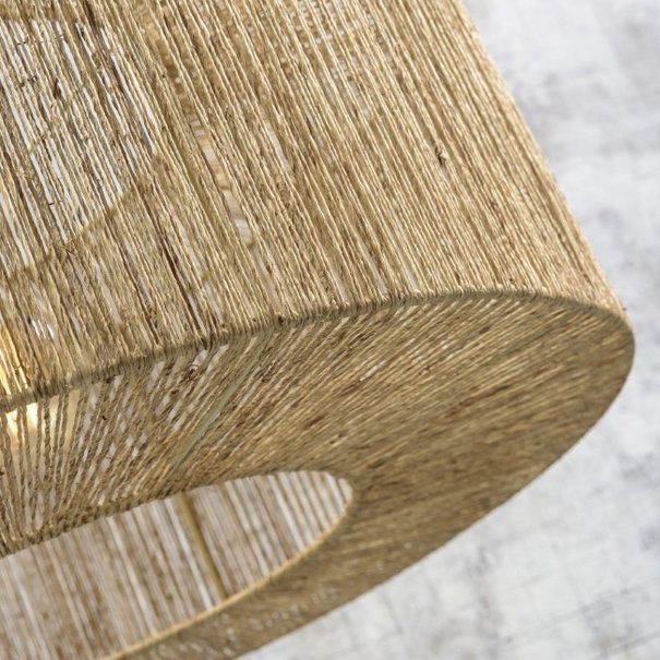 GOOD & MOJO Landelijke plafondlamp Iquazu Ø60 cm naturel bamboe