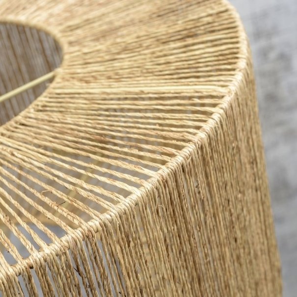 GOOD & MOJO Landelijke plafondlamp Iquazu Ø60 cm naturel bamboe