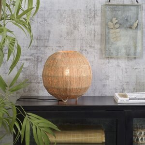GOOD & MOJO Landelijke tafellamp Iquazu Ø25 cm naturel bamboe