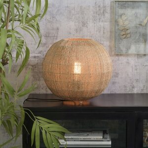 GOOD & MOJO Landelijke tafellamp Iquazu naturel jute