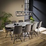 Industriële - eetkamertafel - MDF 3D betonlook - 240 cm - Roxy