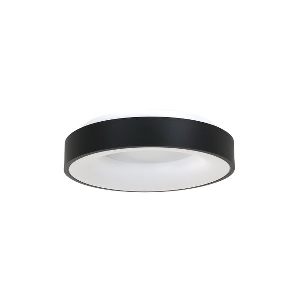 Steinhauer Moderne - Plafondlamp - zwart- Ø38 cm - Ringlede