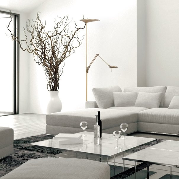 Steinhauer Klassieke vloerlamp Zodiac LED brons