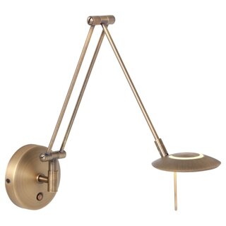 Wandlamp Zodiac LED brons