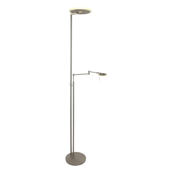 Steinhauer Moderne vloerlamp Turound Uplighter staal