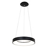 Steinhauer Moderne hanglamp Ringlede Ø48cm zwart
