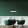 Moderne - hanglamp - Ø48cm - zwart -Ringlede