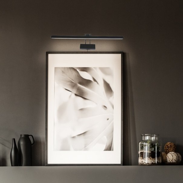 Steinhauer Moderne wandlamp Litho 60 cm zwart