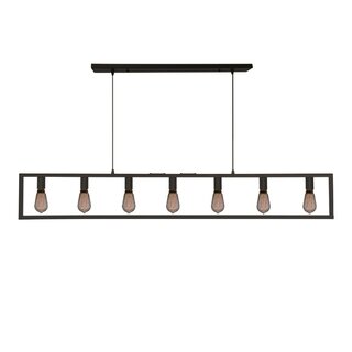 Hanglamp Distesa 7-lichts Zwart