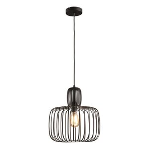 Freelight Moderne hanglamp Costola Ø45 cm zwart