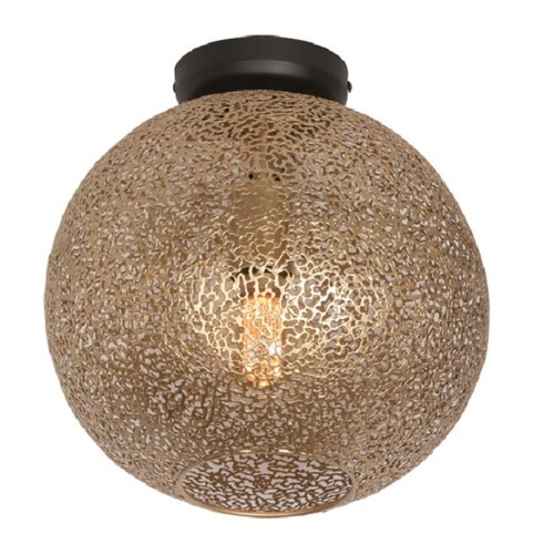 Oosterse plafondlamp Oro Ø30 cm goud
