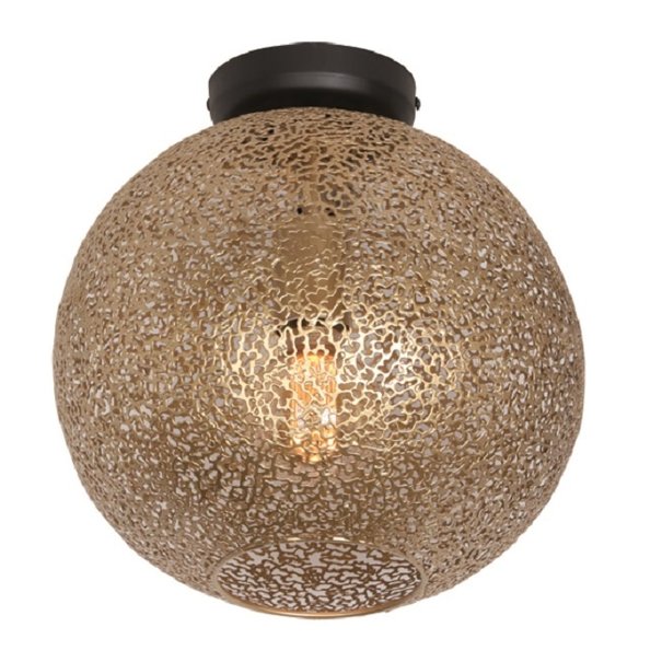 Freelight Oosterse plafondlamp Oro Ø30 cm goud