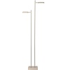 Freelight Moderne vloerlamp Block 2-lichts staal