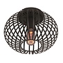 Moderne - Plafondlamp - Zwart - 25 cm - Aglio