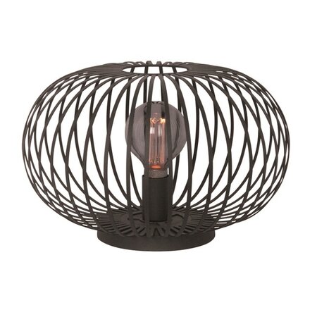 Freelight Moderne tafellamp Aglio 40 cm zwart