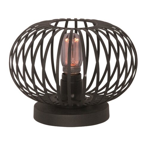 Moderne tafellamp Aglio Ø25 cm zwart