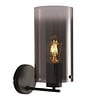 Freelight Moderne wandlamp Ventotto glas zwart