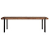 Landelijk industriële Eettafel Beam 250 x 100 cm gerecycled teakhout