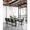 Landelijk industriële Eettafel Beam 250 x 100 cm gerecycled teakhout