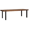 Landelijk industriële Eettafel Beam 300 x 100 cm gerecycled teakhout