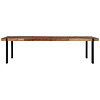 Landelijk industriële Eettafel Beam 300 x 100 cm gerecycled teakhout