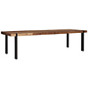 Landelijk industriële Eettafel Beam 300 x 100 cm gerecycled teakhout