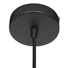 Mexlite Moderne hanglamp Aureole Ø45 cm zwart