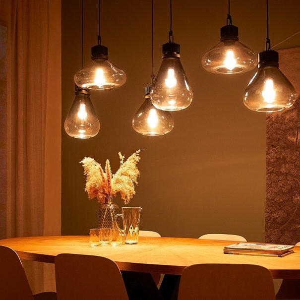 Steinhauer Moderne hanglamp Flere 6-lichts zwart