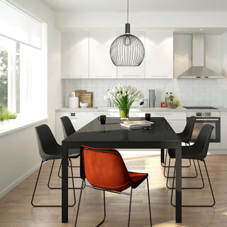 Hanglamp Aureole 45cm zwart