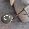 Steinhauer Moderne vloerlamp Zodiac Leeslamp zwart