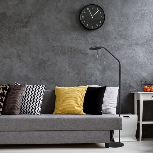 Moderne vloerlamp Zenith LED zwart