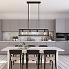 Mexlite Industriële hanglamp Buckley 4-lichts zwart
