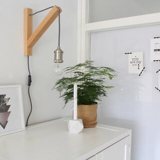 Wandlamp Duco Hout Bruin