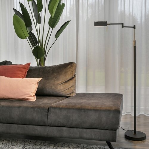 Moderne vloerlamp Karl LED zwart