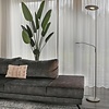 Steinhauer Moderne vloerlamp Zenith Plus leeslamp staal