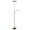 Steinhauer Klassieke vloerlamp Zenith Plus leeslamp brons