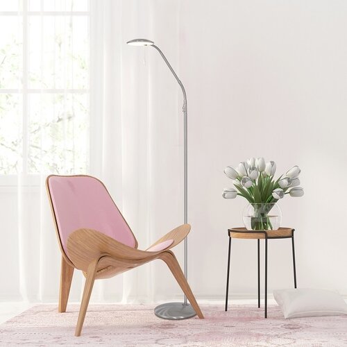 Moderne vloerlamp Zenith LED staal