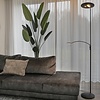 Steinhauer Moderne vloerlamp Zenith Met leeslamp zwart