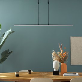 Hanglamp Zelena 122 cm Zwart