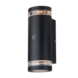 Buiten wandlamp Panay 2x4W zwart GU10 IP44