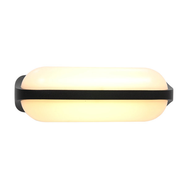 Steinhauer Moderne buiten wandlamp Siargao 7W IP65 zwart