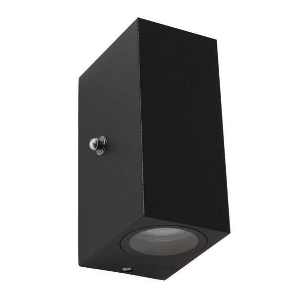 Steinhauer Moderne buiten wandlamp Logan 2-lichts IP54 zwart
