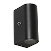 Steinhauer Moderne buiten wandlamp Logan 2-lichts IP44 zwart