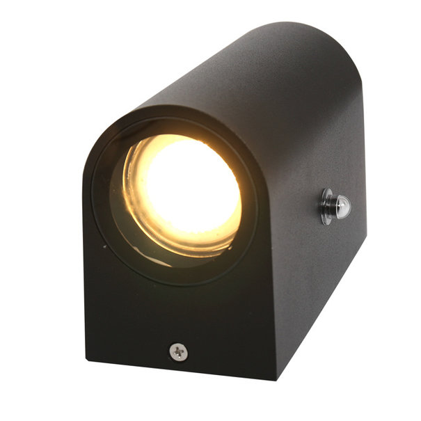 Steinhauer Moderne - Buiten wandlamp - Zwart - 2lichts - IP44 - Logan