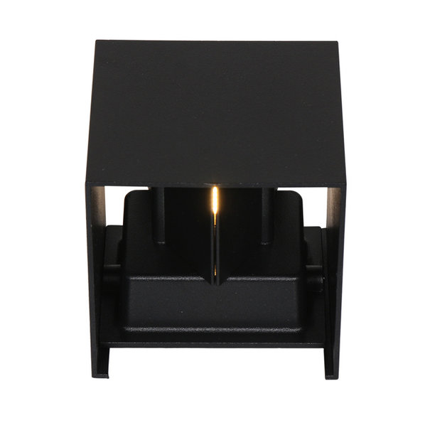 Steinhauer Moderne buiten wandlamp Logan 2-lichts IP54 zwart